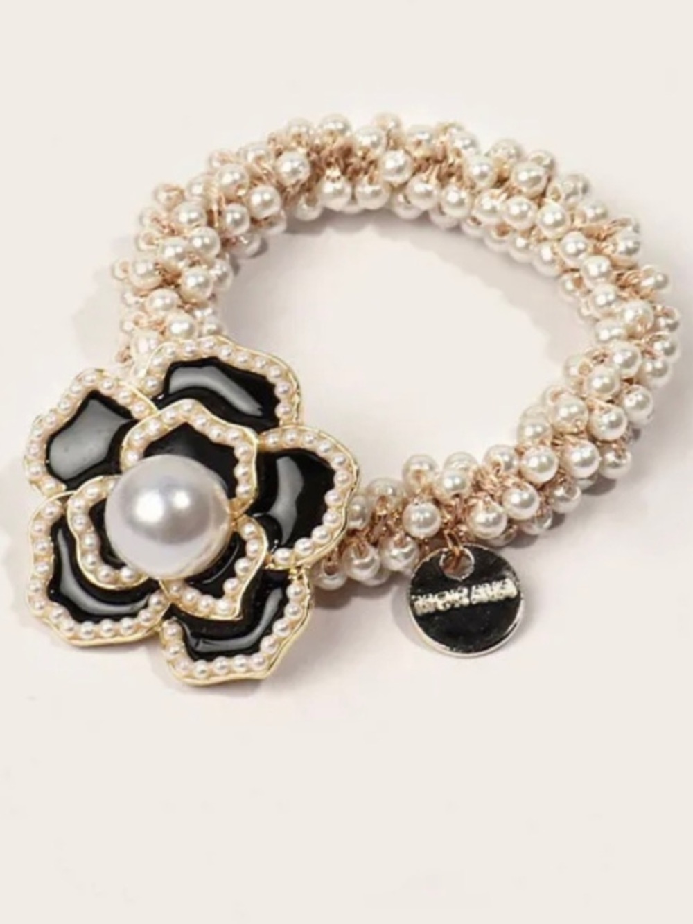 Faux Pearl Hair Tie/Bracelet